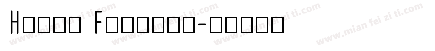 Hanyi Fonts汉仪字体转换